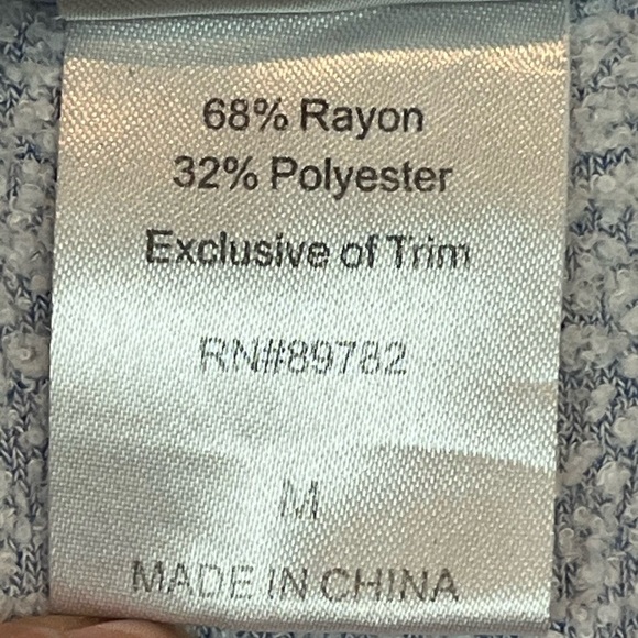 Natori Robe Pockets Mid Length Sz M Brushed Terry Front Pockets Inner Tie Belted - Picture 6 of 16